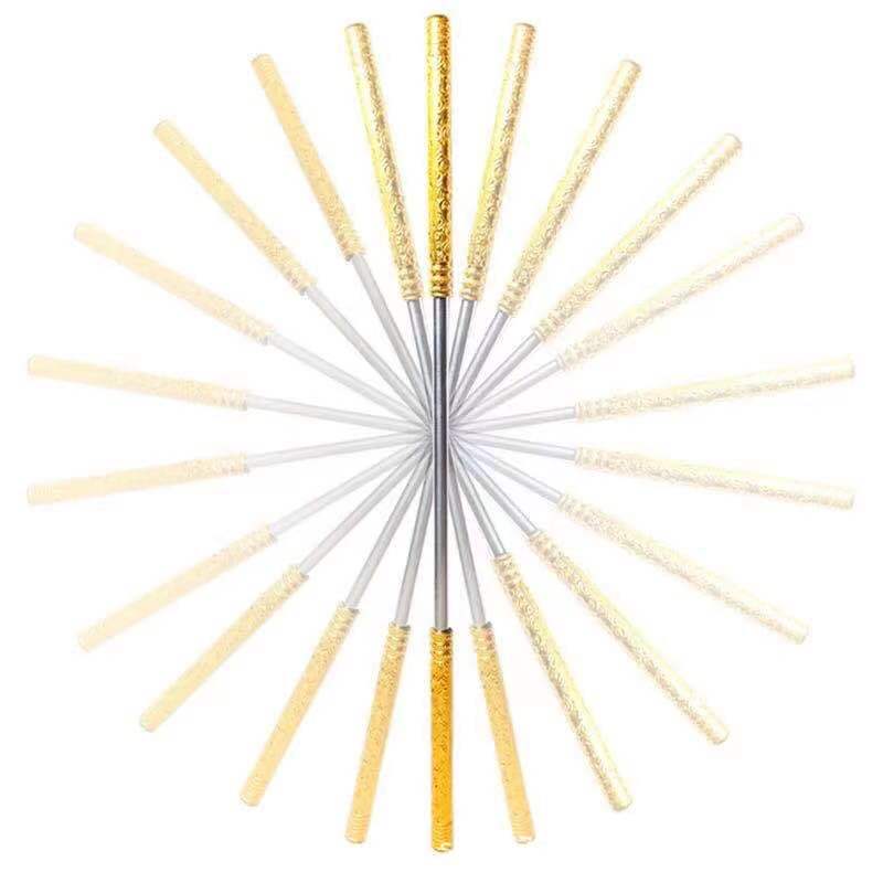 텔레스코픽 골드 후프 라이트 골드