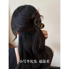 つかみやすい〜シンプルな幾何学的なグリッパー2025新しいハイエンドの後頭部ヘアシャーククリップハーフタイヘアヘッドバンド