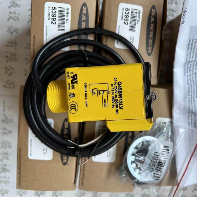 邦纳BANNER光电传感器Q45BW13LV上海森层授权代理库存充足