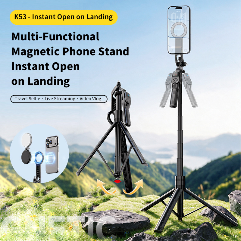 Cross-border hot-selling new model: Smart face-tracking gimbal, Bluetooth live streaming, photo selfie stick, extendable tripod stand Cross-border hot-selling new model: Smart face-tracking gimbal, Bluetooth live streaming, photo selfie stick, extendable tripod stand