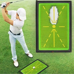 Golfゴルフの打撃パッドのスイングの軌跡は打球の跡の方向を練習します。
