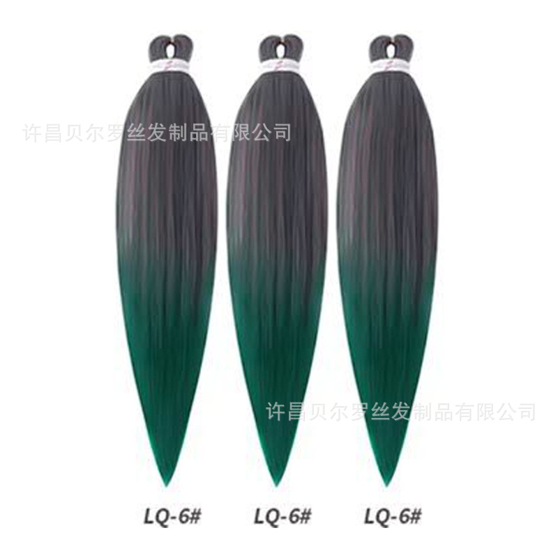 Kit de 3 pelucas EZ Braid – cabello synthetic, colores sólidos/degradé