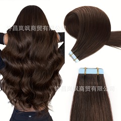 Tape In Extensions欧米フィルムヘアかつら女性自然ステルス化学繊維ビスコース髪
