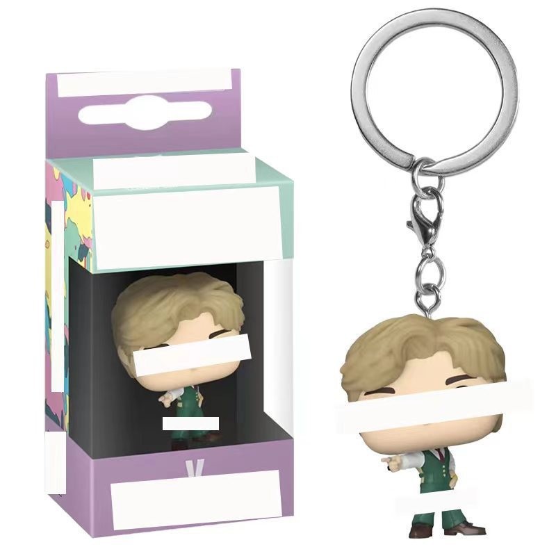 Keychain transfronterizo dibujos animados colgante regalo hecho a mano