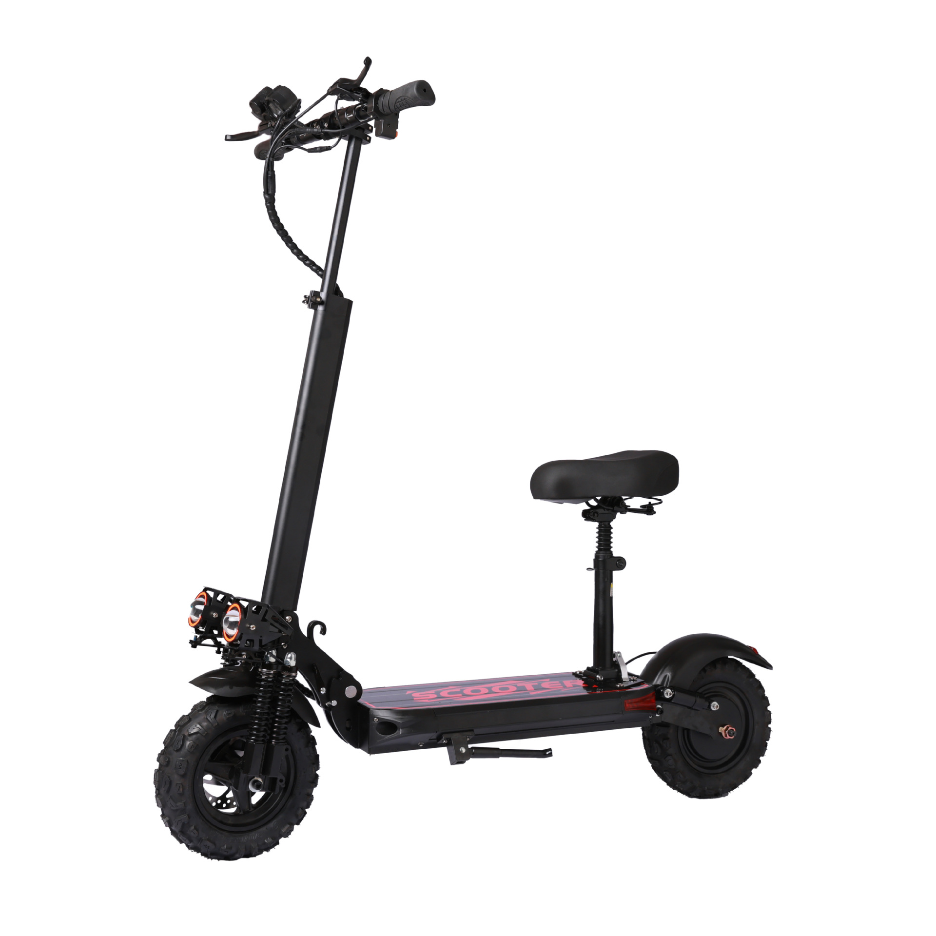 Foreign Trade Export 1200W Foldable Electric Scooter for Adults 11inch Off-Road Electric Scooter with Dual Shock Absorption