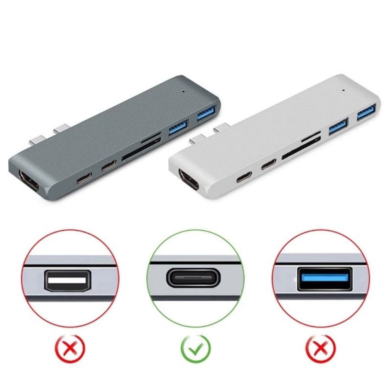 Typec double -port MacBook notebook dedicated to Apple computer extension dock USB3.0HDMI card reader
