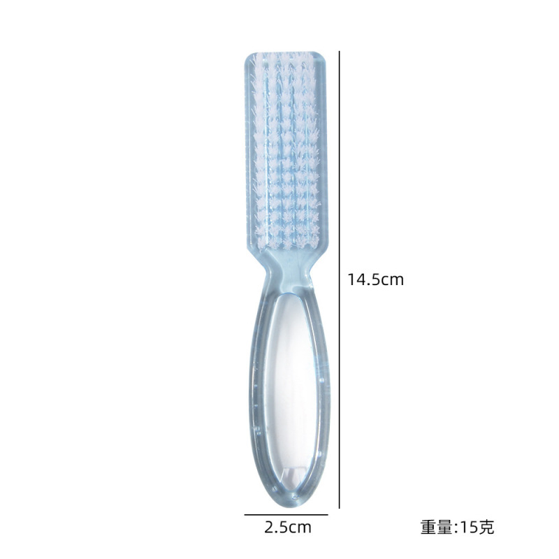 透明な長柄ネイルブラシ、正方形のプラスチック製の糸くずの出ないクリーニングネイルアートクリスタルブラシメーカーの国境を越えた特別供給|undefined