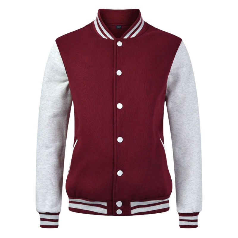 Тонкая бейсбольная форма на заказ школьная форма толстовка с воротником-стойкой для групповой одежды кардиган пальто вышивка логотипа