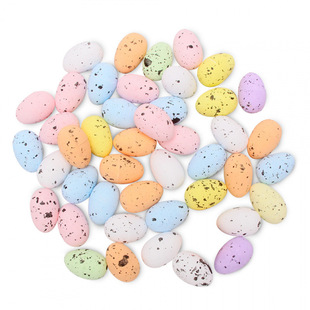 Easter DIY wreath decoration pigeon egg 3*4cm color bubble spot egg simulation mini bird egg