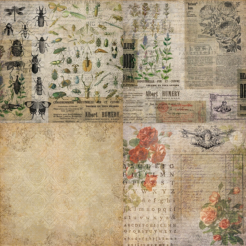 DIY album sculpting this hand ledmine paper card card to make background paper 6 -inch single -sided pattern paper 21036