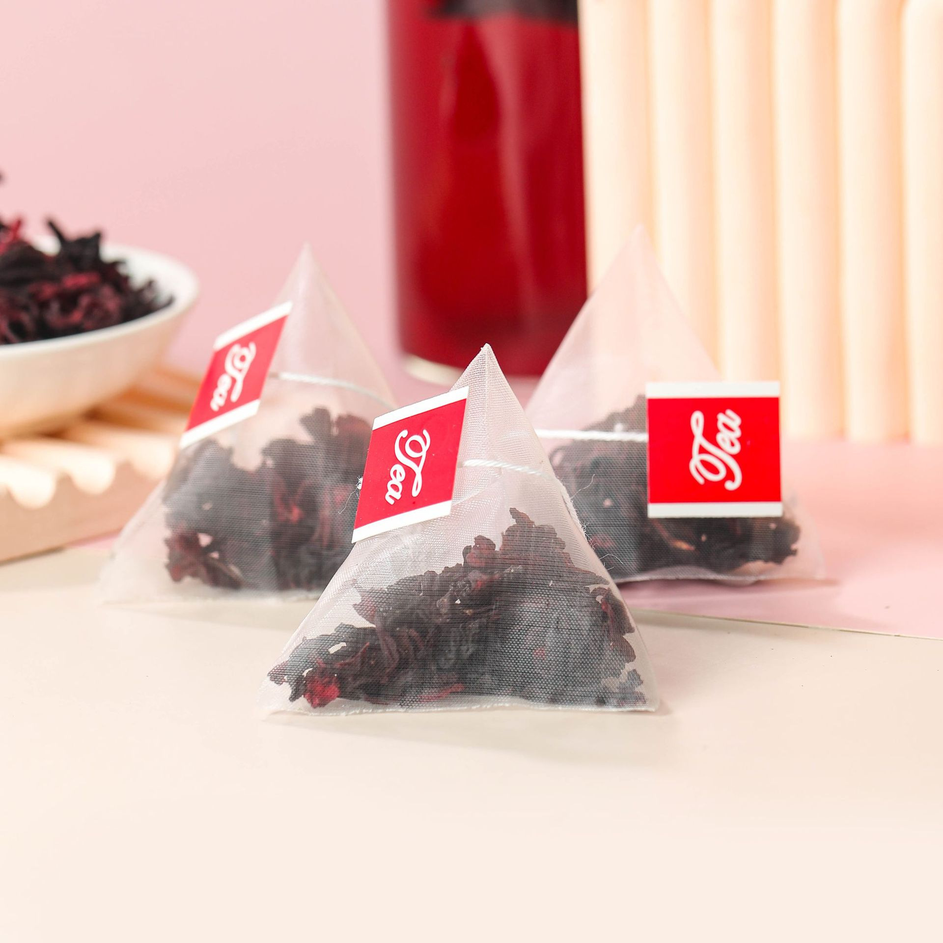 Hibiscus Flowers Tea Bags洛神花木槿花茶包芙蓉花跨境亚马逊爆