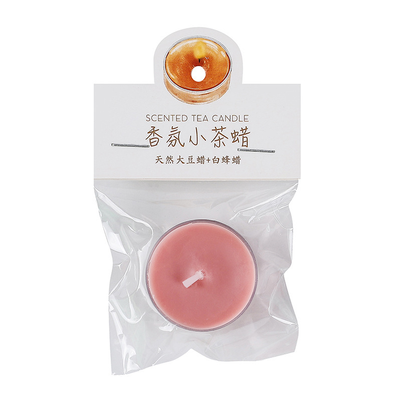 手工小茶蜡迷你ins4小时创意氛围感香氛摆件香味蜡烛批发伴手礼盒|undefined