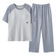 100% Cotton Pajamas for Women Summer Short-Sleeved Pants 2025 New Style with Chest Pad Summer Cotton Home Wear Set