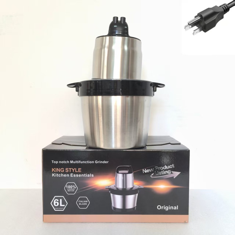 8L绞肉机跨境Fufumachine菜馅机蒜蓉机多功能不锈钢搅拌机辅食机|undefined