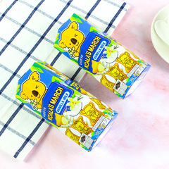 Original Import Lotte/Bear Cookies Strawberry Chocolate Filled Cookies Children's Leisure Snacks