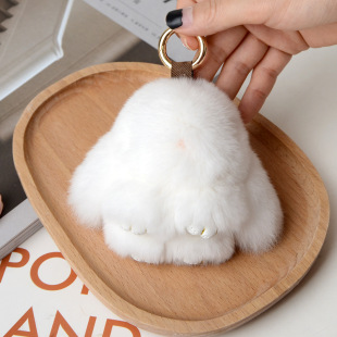 Small rabbit, plush pendant, cute backpack, key bag, keychain
