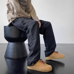 アメリカのトレンディなブランドの男性用ルーズストレートパンツ、春と秋のアウトドア防水オーバーオール、機能的なアサルトパンツ、ハイキングパンツ