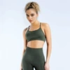 Olive green chest