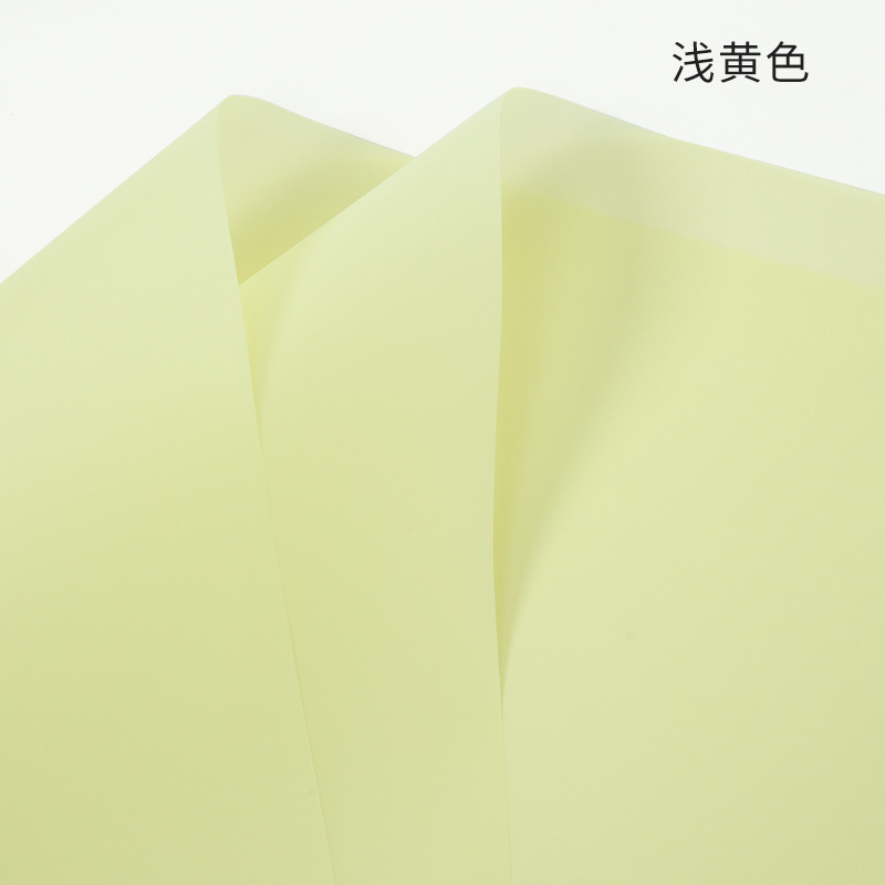 Papel de embalaje de flores al por mayor material de floristería ramo material de papel de embalaje material de embalaje papel de embalaje impermeable papel de doble cara bicolor Ouya