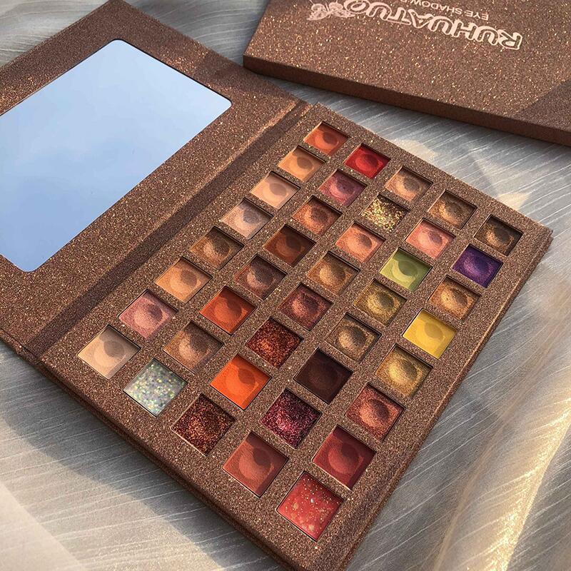 Ruhua Tuo 40 color makeup eyeshadow plate mashed potato glitter matte sequins eyeshadow beginner cheap beauty wholesale