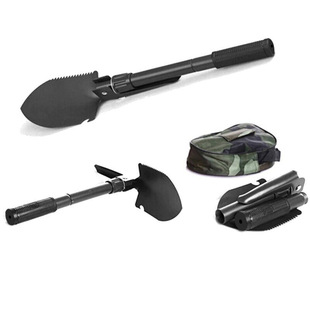 Multifunctional Outdoor Military Shovel Mini Portable Fishing Folding Small Agricultural Gardening Shovel