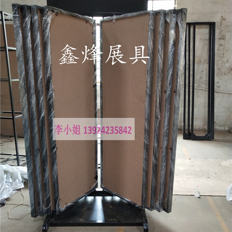 鑫烽厂家直销真石漆硅藻泥艺术涂料展示架展具样板架壁纸墙纸展柜