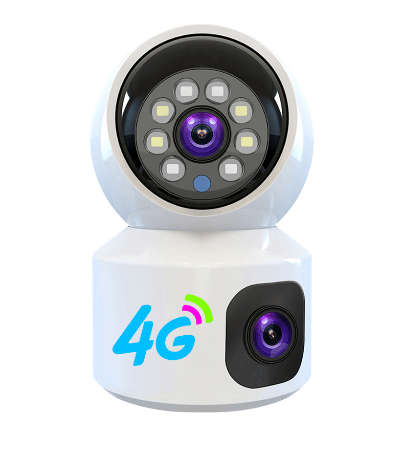 V380 cámara de monitoreo remoto para teléfonos inteligentes domésticos cámara de monitoreo interior de doble lente de doble imagen