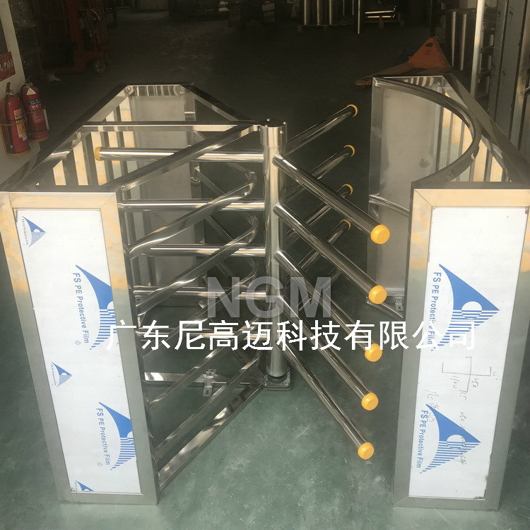 梳齿单向门半高转闸南京泰州盐城宿迁车站不锈钢单向旋转闸厂家