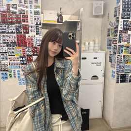 美式复古格子长袖衬衫女2025年秋冬新款宽松慵懒风休闲百搭上衣潮