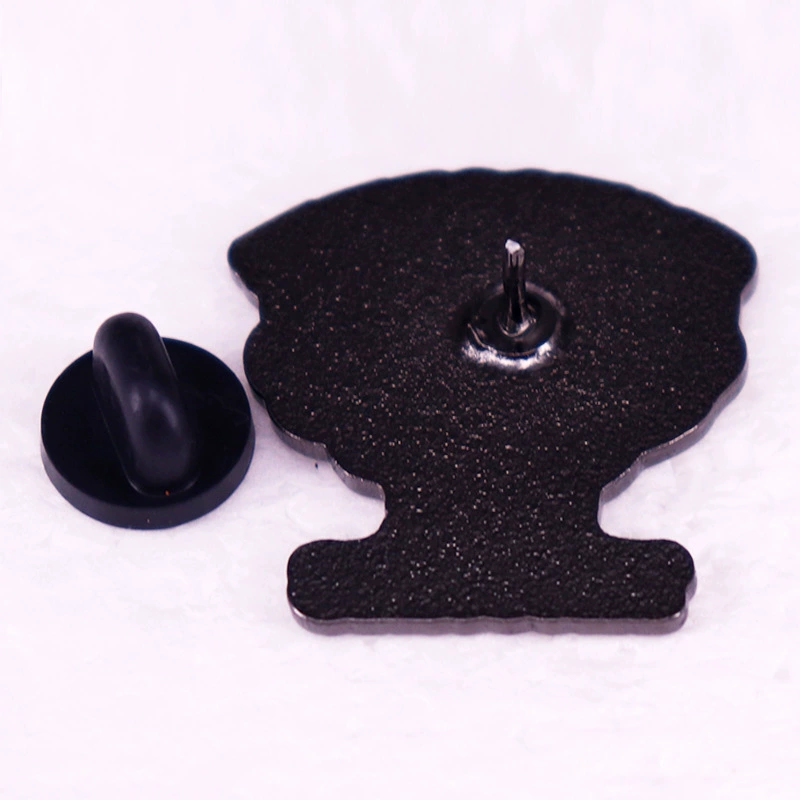 Cartoon brooch, badge, accessory, flowered