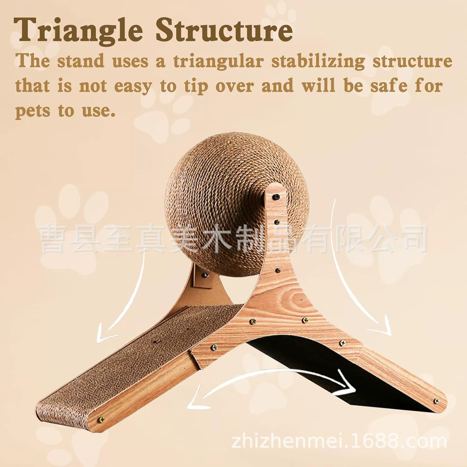 Доска для кошачьих когтей, деревянная износостойкая доска для кошачьих когтей, сизалевая веревка, трехмерная устойчивая к царапинам кошачья когтеточка, шлифовальная машина для когтей, рамка для восхождения кошки, игрушка для кошки