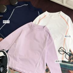 102307冬の新型子供韓国版スポーツスタイルの明線とベルベットのシャツの代理