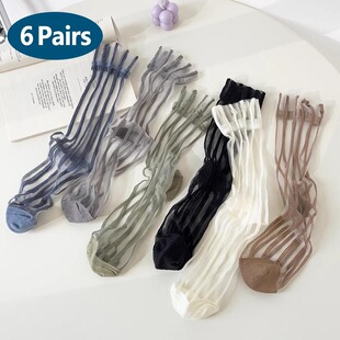N 61085 Candy Color Hollow Socks �ǹ�ɫ�|���m �W���羳