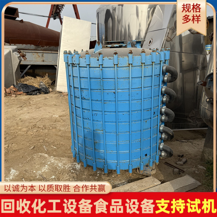 二手可拆式搪瓷片冷凝器 工业板式换热器石墨冷凝器加热降温设备