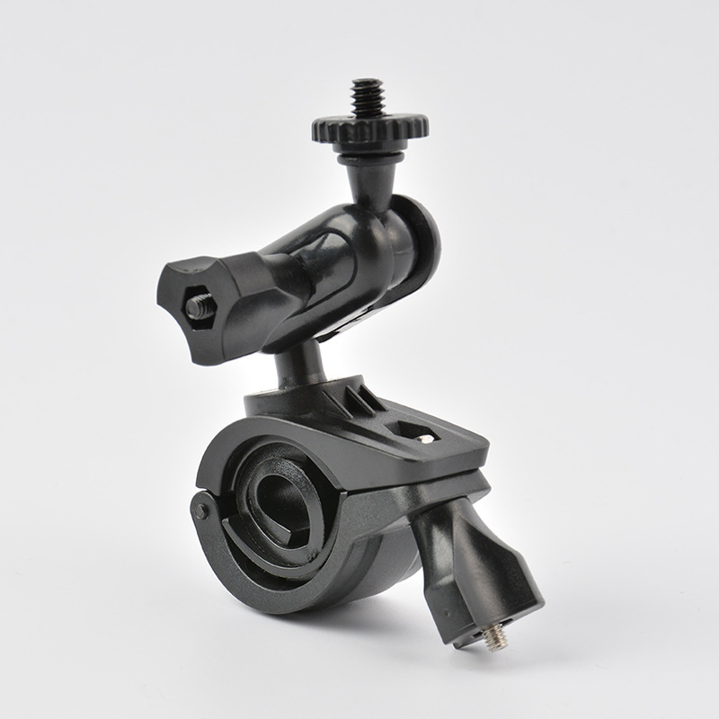 Soporte de grabadora de conducción para automóvil Soporte de fijación de espejo retrovisor de motocicleta Soporte de grabadora 360 Base universal