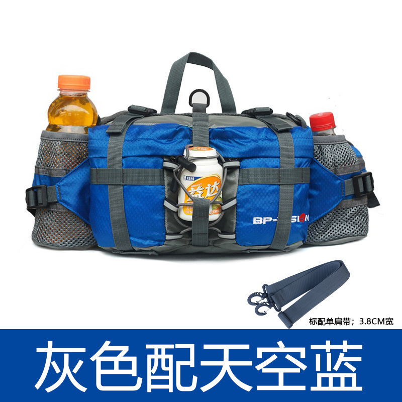 Riñonera al aire libre equipo de montañismo deportivo multifuncional para hombres y mujeres senderismo ciclismo mochila bolsa de olla de agua