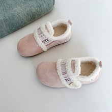 全包软底勃肯鞋女2025冬新款加绒保暖复古魔术贴棉鞋子远波2289M