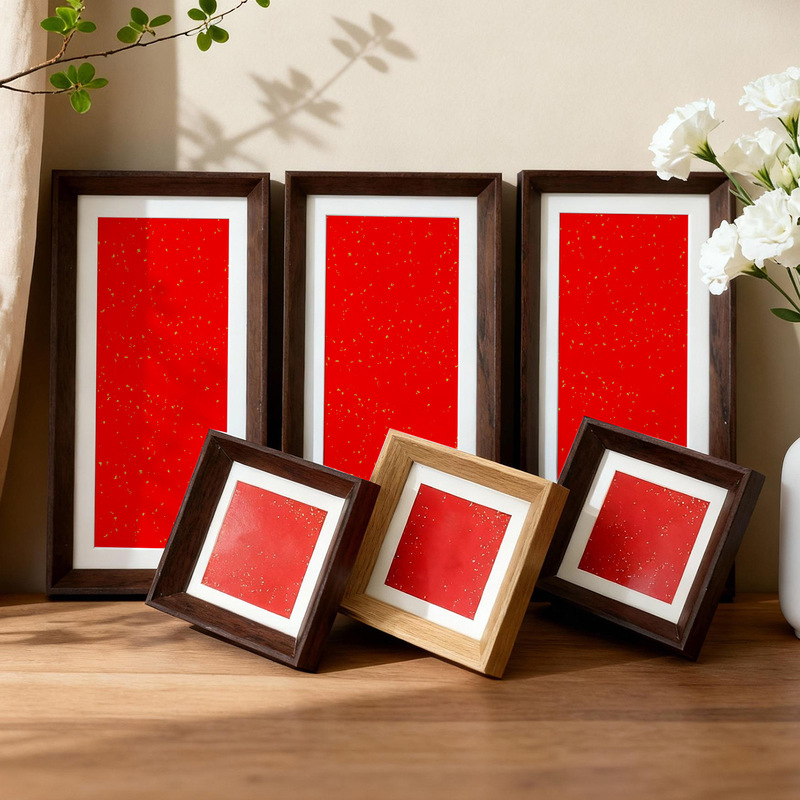 Gold Leaf Calligraphy Picture Frame Display Stand A4 Home Decoration Frame Ornament New Chinese Style 6inch Wooden Frame Empty Frame Gold Leaf Calligraphy Picture Frame Display Stand A4 Home Decoration Frame Ornament New Chinese Style 6inch Wooden Frame Empty Frame