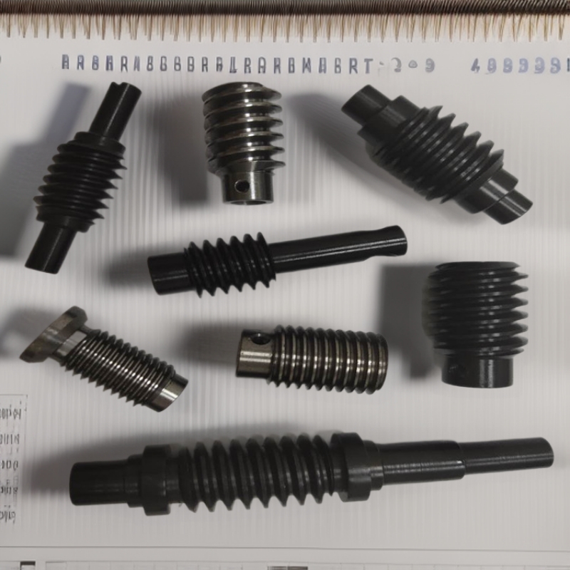 蜗杆加工生产 高精度小模数电机铜蜗杆加工 传动金属蜗杆非标