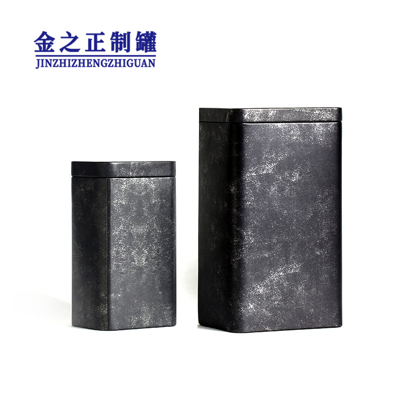 大小号复古磨砂茶叶铁盒金属包装盒马口铁盒茶叶罐现货批发礼盒