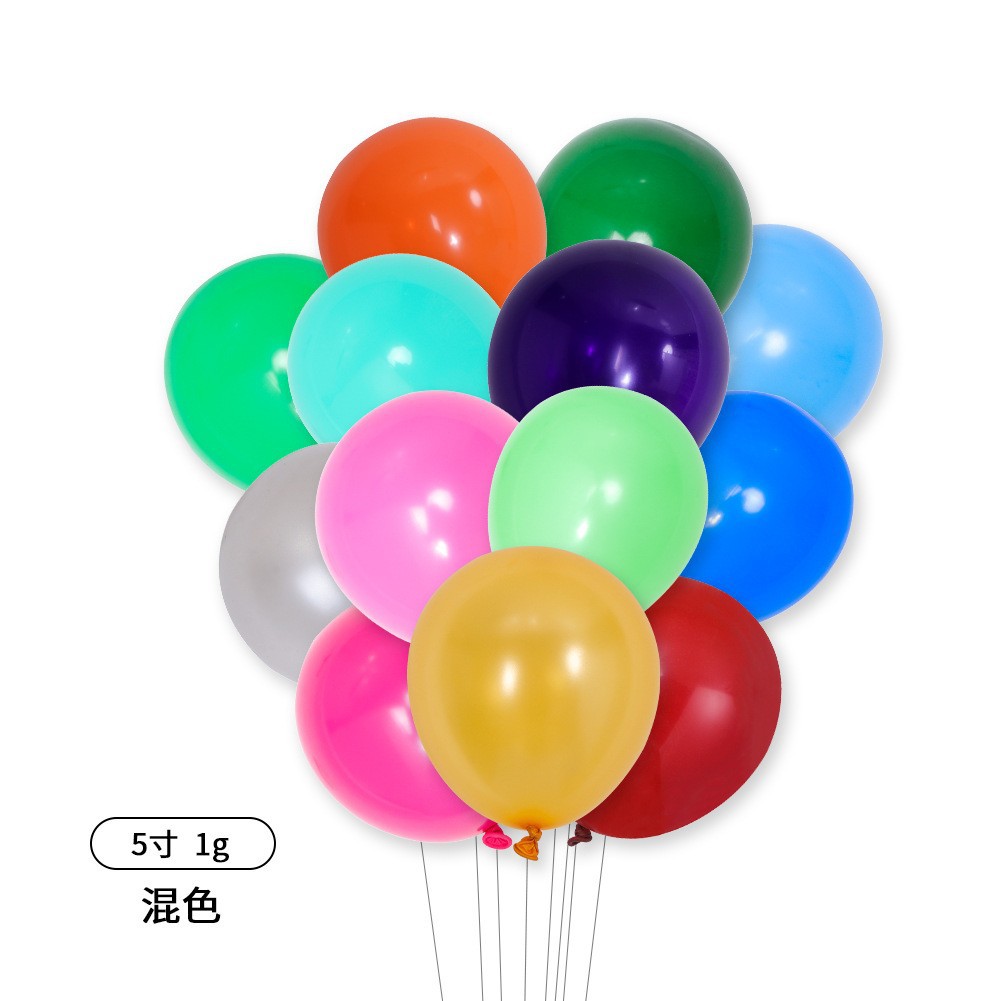 Redondo mate 5 pulgadas color mezclado 200/1 paquete