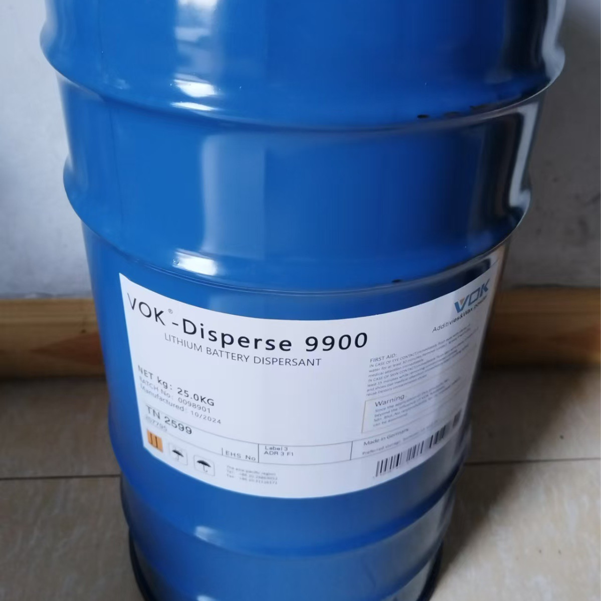 沃克尔VOK-Disperse 9900锂电池行业用分散剂 降低研磨料的粘度