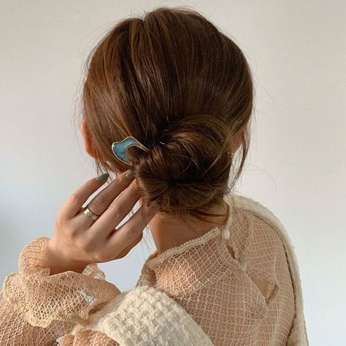 National style U-shaped hairpin hair fork metal short hairpin short hairpin retro all-match plug alloy hairpin hairpin