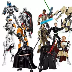 Cross-border Wholesale KSZ Star Wars Model Building Blocks Stormtrooper Articulated Small Particle Assembly Toy Drop Shipping
