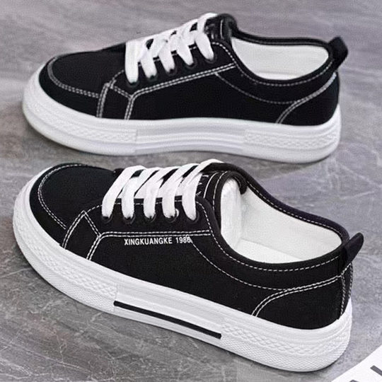 Lightweight 2025 Soft-Soled Canvas Shoes, Low-Cut Casual, Versatile, Simple, Trendyy, Men's and Women's Spring & Fall, Comfortable and Breathable Models