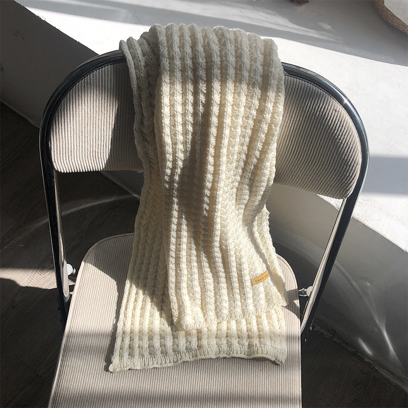 Unisex-Schal für Männer, Winter, hochwertige Mode, junge Männer, warm, gestrickte Wolle für Jungen, Geschenkgürtel für Frauen_voghion.com
