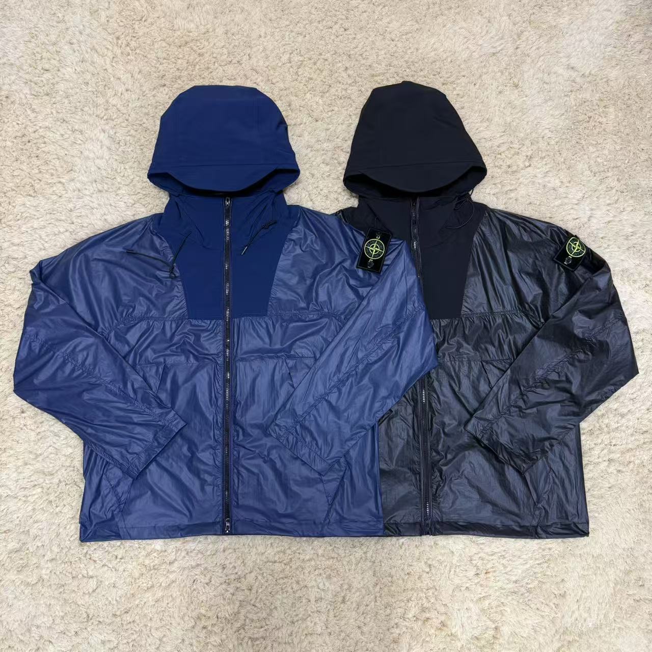 New cross-border STONE Chairman Hooded Casual Jacket for Men, Fashionable Windproof American Retro Outerwear