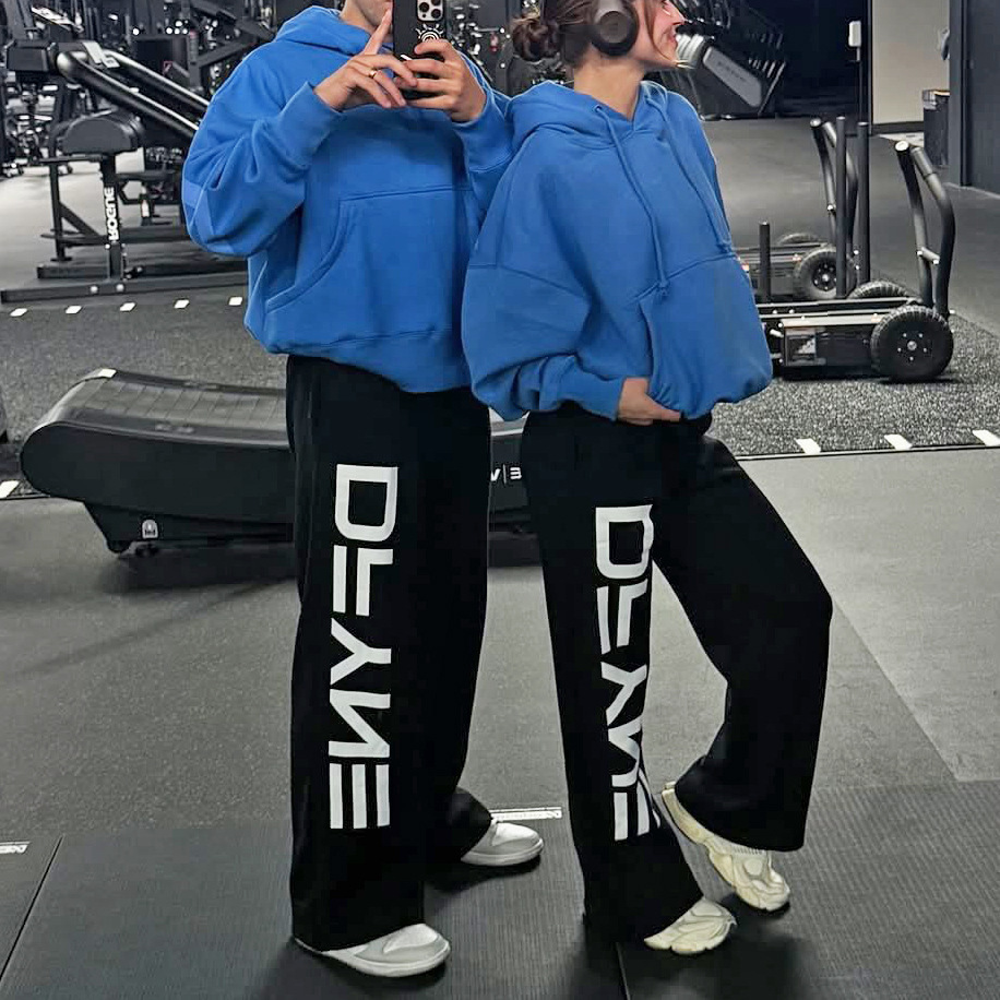 Unisex Sports Pants Loose Fit Slimming Flowy Long Fitness & Body Building New Style_desvips.com