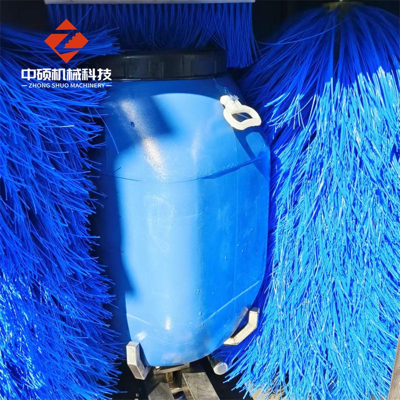 200L工业桶清洗机双工位自动洗桶机工业胶桶高压清洗设备