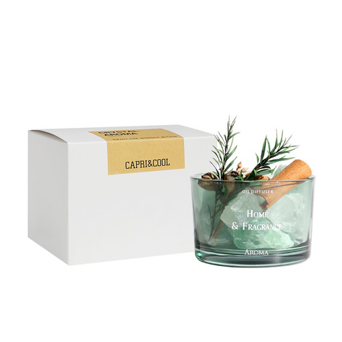 Aromatic Crystal Stone Creative Decor for Home and Bedroom, Exquisite Dry Flower Scented Candle, Unique and Sophisticated Scented Gift